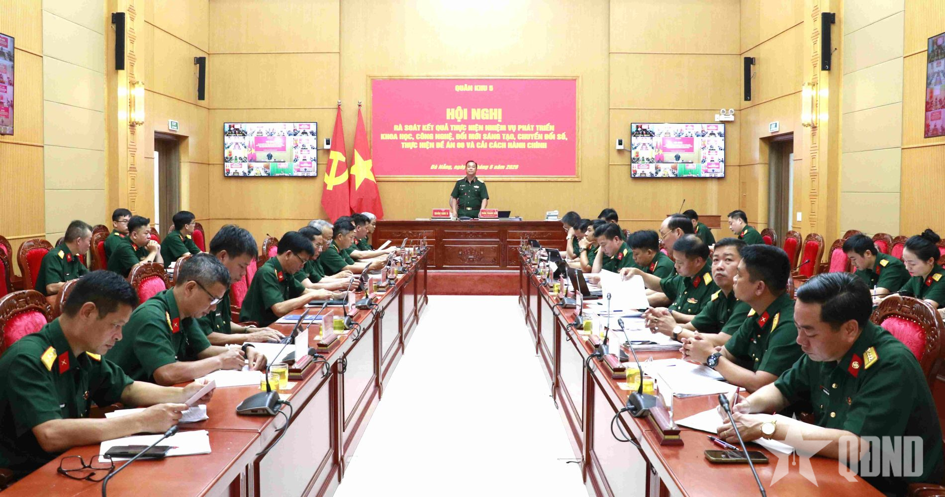 Quân khu 5 rà soát công tác khoa học công nghệ, chuyển đổi số và cải cách hành chính